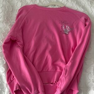 Pink Graphic Sweatshirt